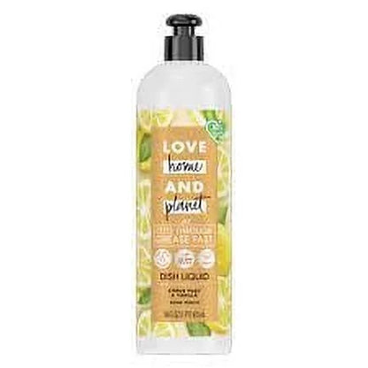 Love Home and Planet Citrus Yuzu & Vanilla Dish Soap, 16 Oz