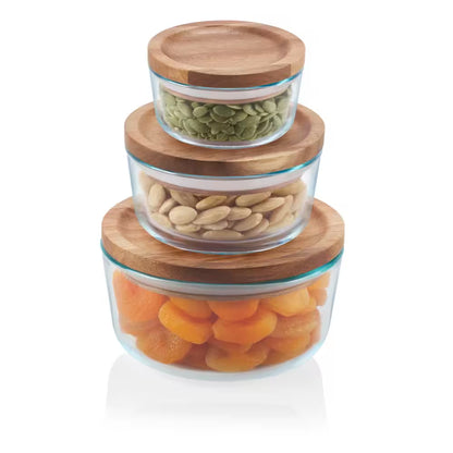 Simply Store 6-Piece Glass Storage Container Set