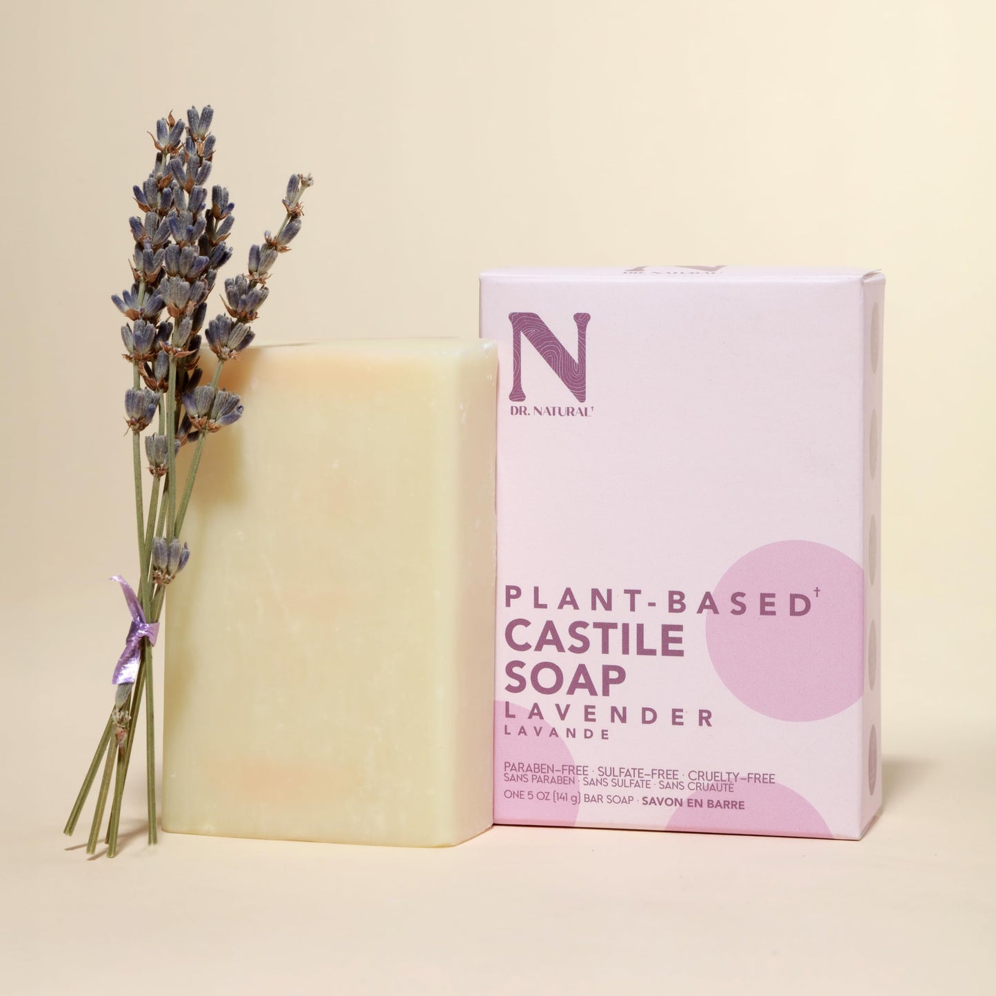 Castile Bar Soap, Gentle Soap Bar, Lavender, 2 X 8 Oz Soap